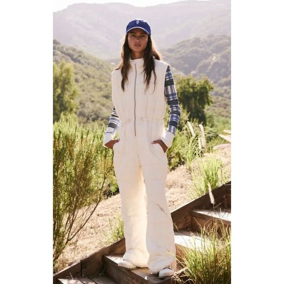 Free People Pants - Free People Pippa Packable Puffer Suit Size L